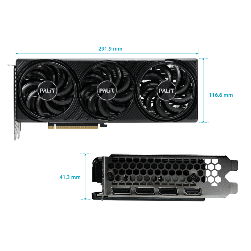 Видеокарта Palit PCI-E 5.0 PA-RTX5070 Infinity 3 NVIDIA GeForce RTX 5070 12Gb 192bit GDDR7 2325/2800