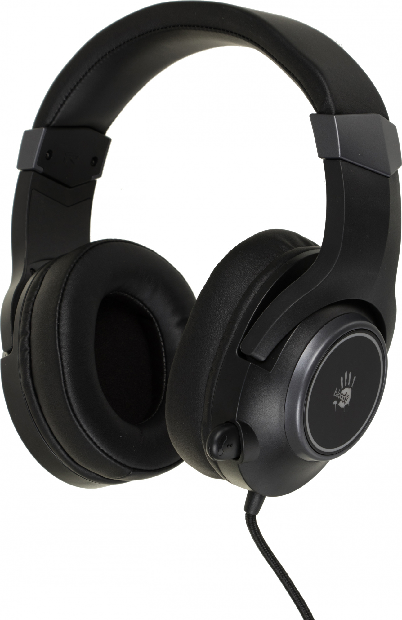 Наушники с микрофоном A4Tech Bloody G350 черный 2м мониторные USB оголовье (G350 USB/ BLACK)