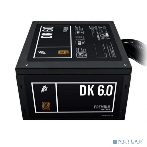 1STPLAYER Блок питания DK PREMIUM 600W / ATX 2.4, APFC, 80 PLUS BRONZE, 120mm fan / PS-600AX