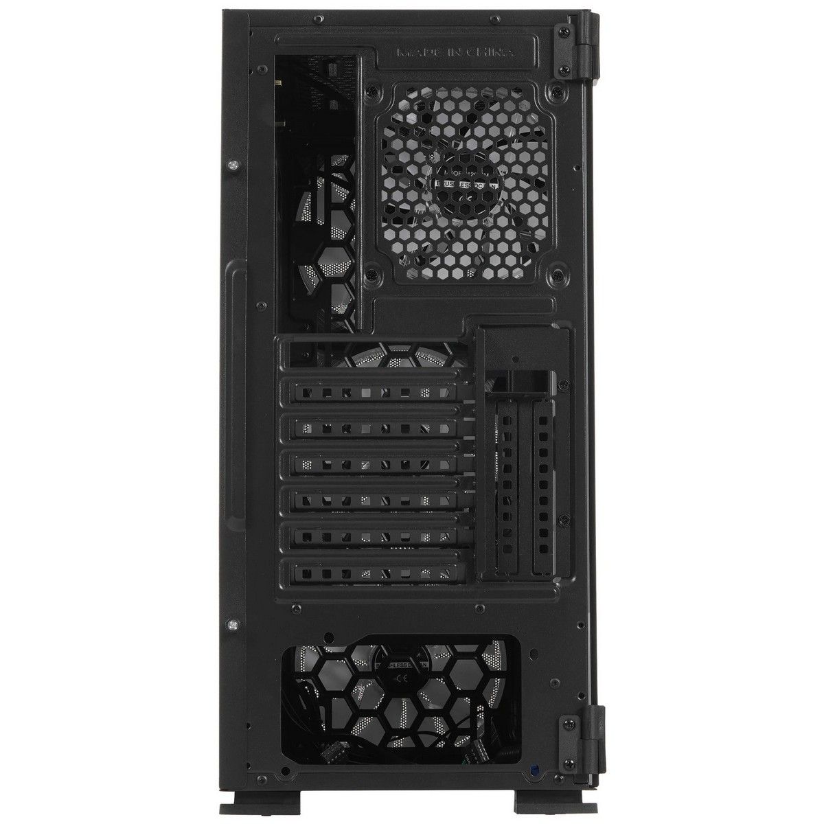Корпус SOEYI «AX1-B10 SOEYI ATX case with black coating front panel with flat small mesh, without»