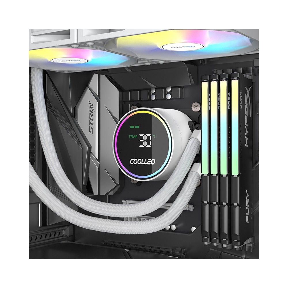 Жидкостная система охлаждения Coolleo ICE Fairy DIG 240 LITE WH (DIG-240-LITE-WH)