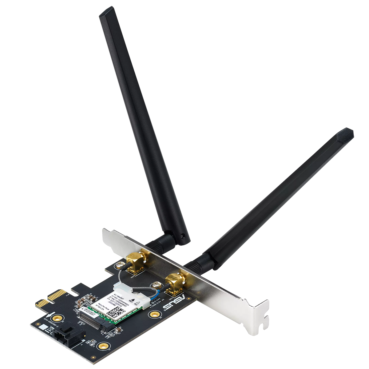 Сетевой адаптер Wi-Fi + Bluetooth Asus PCE-BE6500 BE6500 PCI Express (ант.внеш.съем) 2ант.