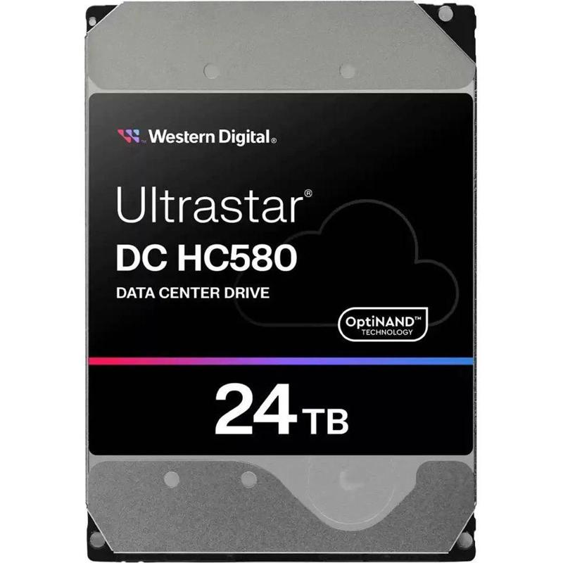 Жесткий диск WD SATA-III 24TB 0F65101/0F62821 WUH722424ALE604 Server Ultrastar DC HC580 4KN (7200rpm