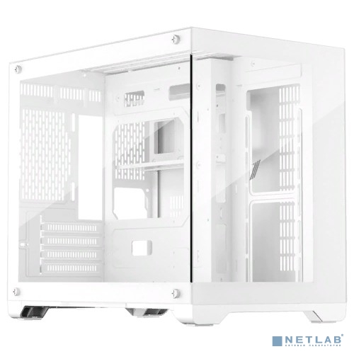 Корпус 1STPLAYER MEGAVIEW MV6-T White / mATX / MV6-TP-WH