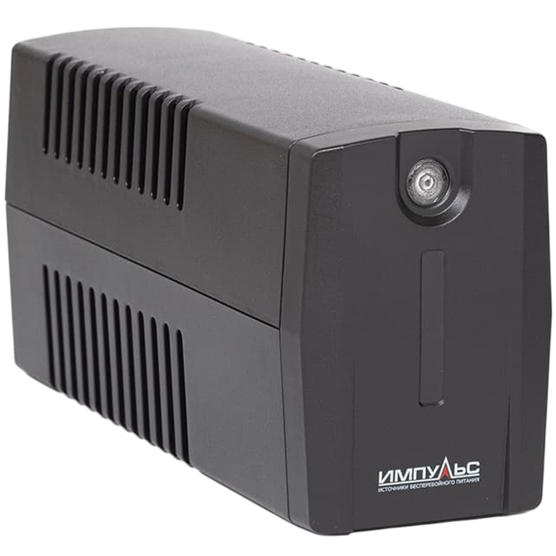 Источник бесперебойного питания Импульс Юниор Смарт 600 360Вт 600ВА черный