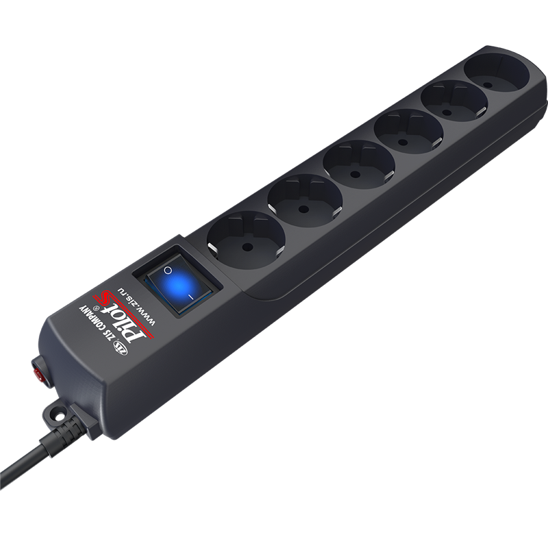 ZIS Pilot S (3 м, 6 розеток)