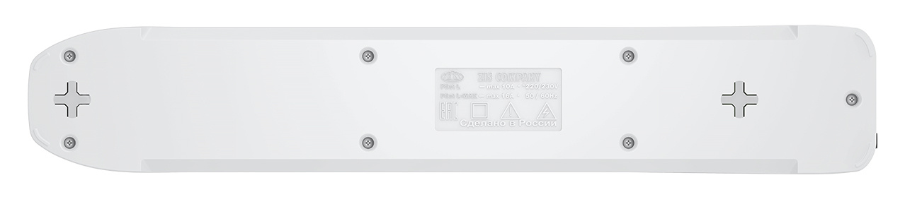 Сетевой фильтр Pilot L (GP) 172 3м (6 розеток) белый (коробка)