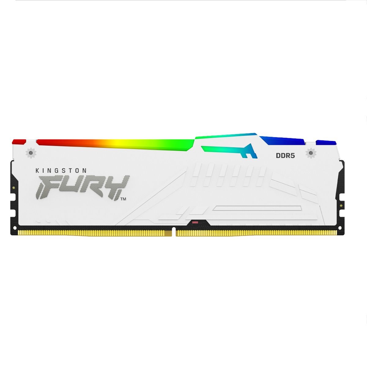 Память DDR5 32GB 6000MHz Kingston KF560C36BWEA-32 Fury Beast White Expo RGB RTL Gaming PC5-48000 CL3