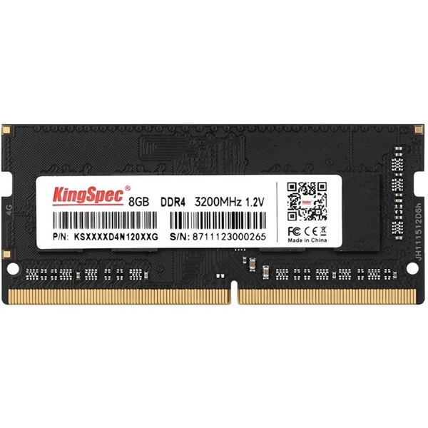Память DDR4 8GB 3200MHz Kingspec KS3200D4N12008G RTL PC4-25600 CL22 SO-DIMM 260-pin 1.2В single rank