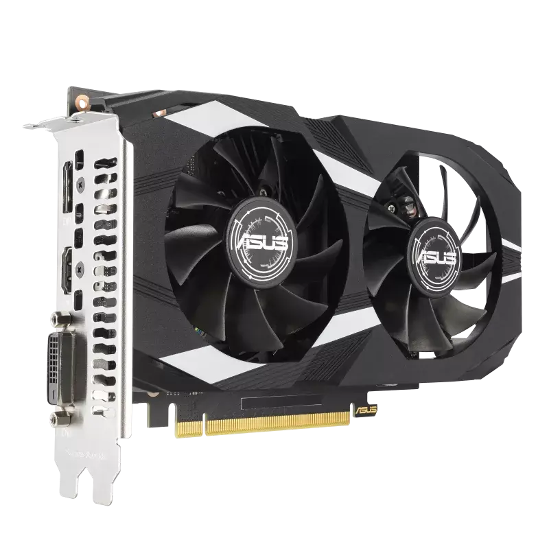 Видеокарта Asus PCI-E 4.0 DUAL-RTX3050-O6G NVIDIA GeForce RTX 3050 6Gb 96bit GDDR6 1507/14000 DVIx1 