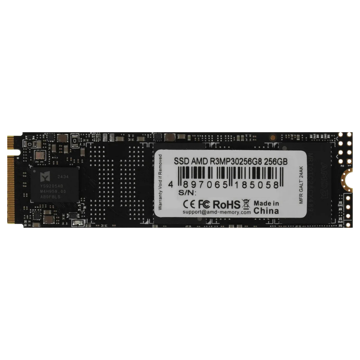 Накопитель SSD AMD PCIe 3.0 x4 256GB R3MP30256G8 Radeon M.2 2280