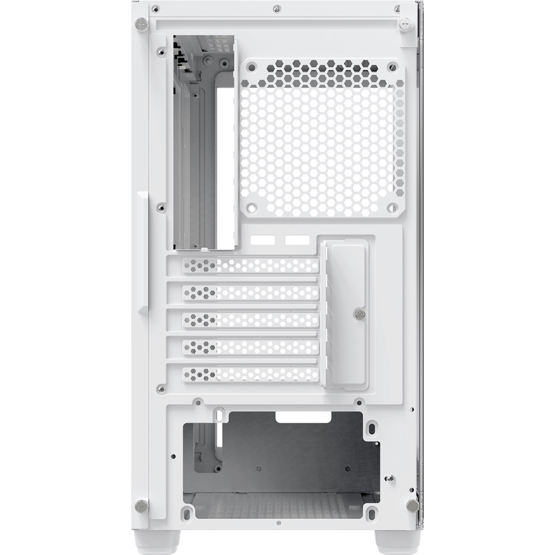 Корпус Ocypus Gamma C52 WH, Mini-Tower, TG, no fans, 1xUSB-A 3.0 + 2xUSB 2.0, mATX, mITX White