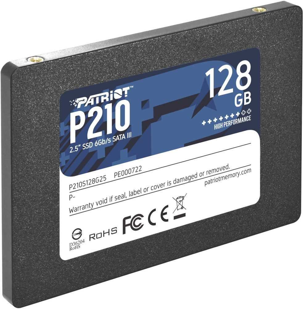 Накопитель SSD Patriot SATA-III 128GB P210S128G25 P210 2.5"