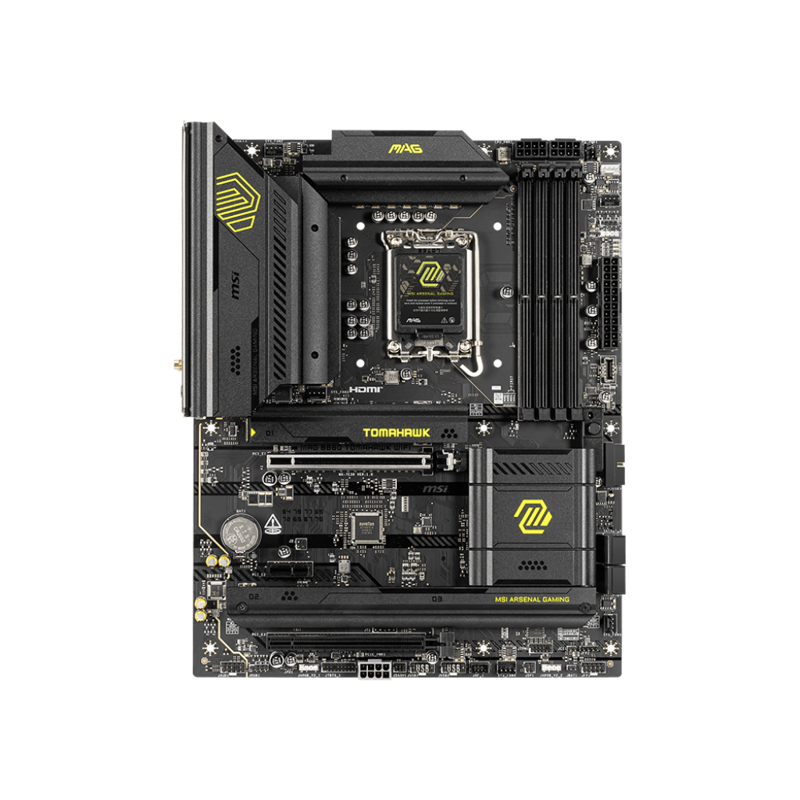 Материнская плата MSI MAG B860 TOMAHAWK WIFI Soc-1851 Intel B860 4xDDR5 ATX AC`97 8ch(7.1) 5Gigabit 