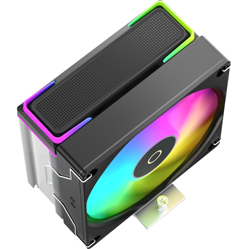 Кулер для процессора Ocypus Delta A40 SE BK ARGB (190W, 4-pin PWM, 147mm, Al/Cu, 4x6mm, ARGB, 1x120m