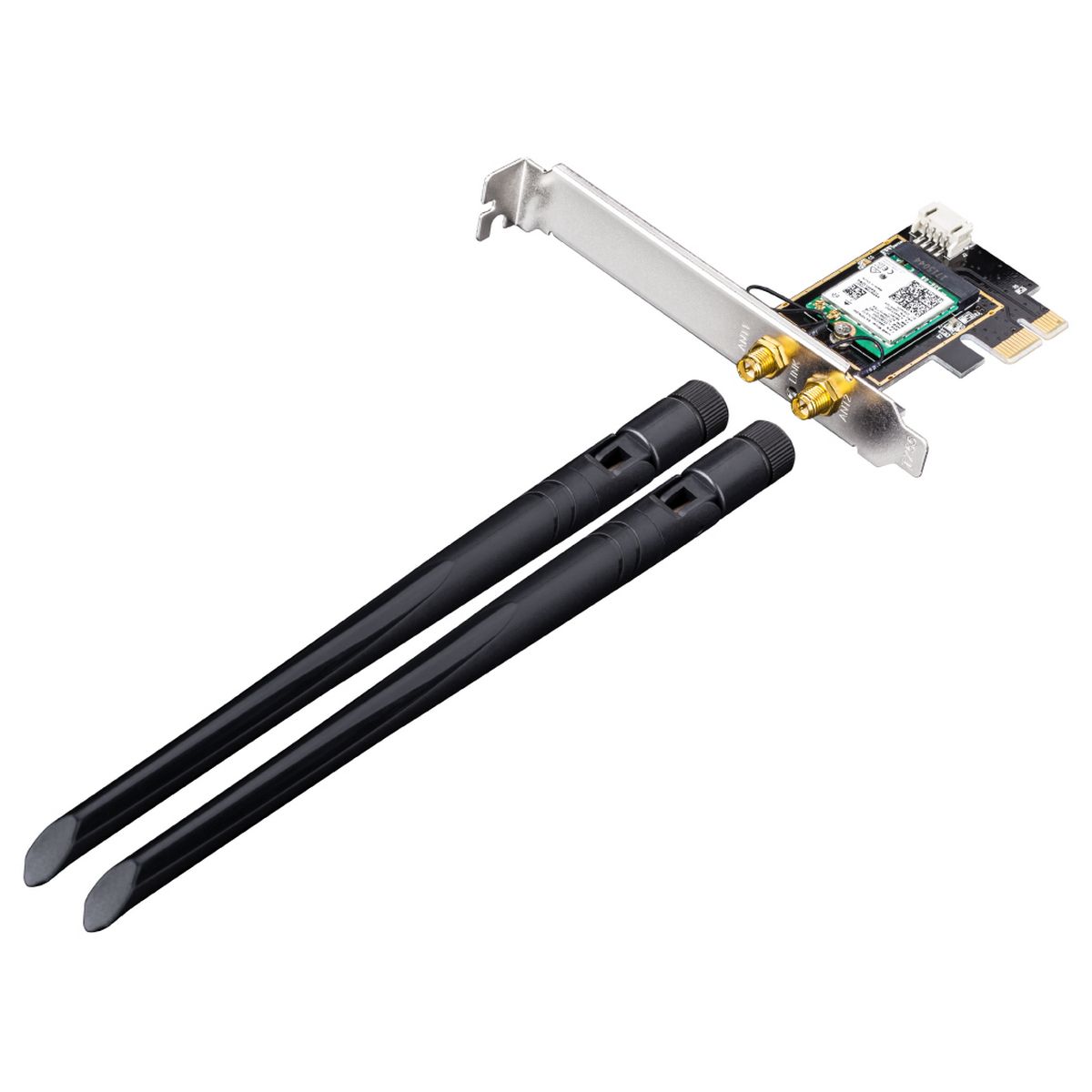 Сетевой адаптер Wi-Fi + Bluetooth Cudy WE3000 AX3000 PCI Express (ант.внеш.съем) 2ант.