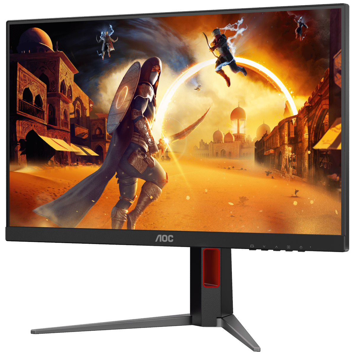 Монитор 23.8" AOC 24G4H Black (IPS, 1920x1080, 200Hz, 0.3 ms, 178°/178°, 300 cd/m, 1000:1, +HDM