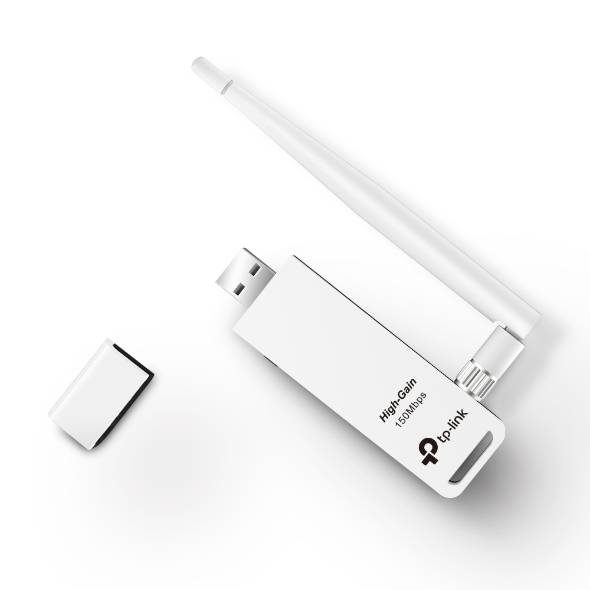 Сетевой адаптер Wi-Fi TP-Link TL-WN722N N150 USB 2.0 (ант.внеш.съем) 1ант.