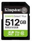 Флеш карта SDXC 512GB Kingston SDS3/512GB Canvas Select Plus V10 w/o adapter