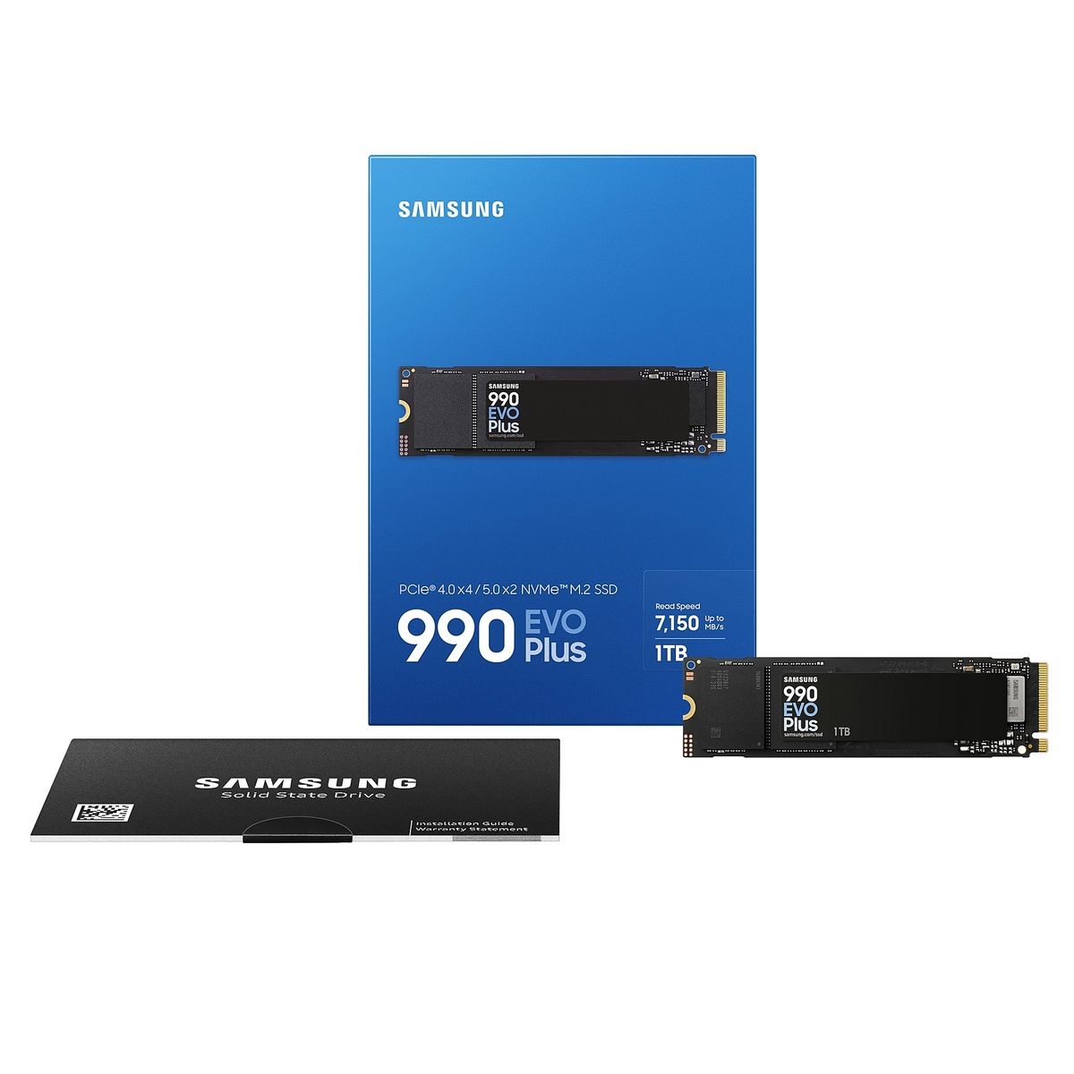 Накопитель SSD Samsung PCIe 4.0 x4 1TB MZ-V9S1T0BW 990 EVO Plus M.2 2280