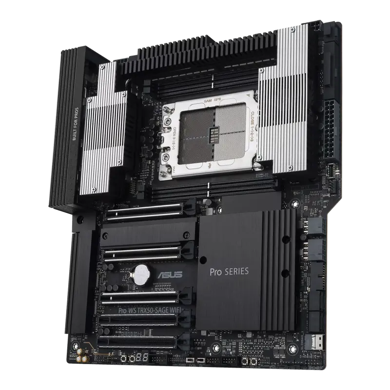 Материнская плата ASUS PRO WS TRX50-SAGE WIFI STR5 CEB 4xDDR5 5xPCIEx16 3xM.2 USB-C 2.5GLAN 10GLAN W