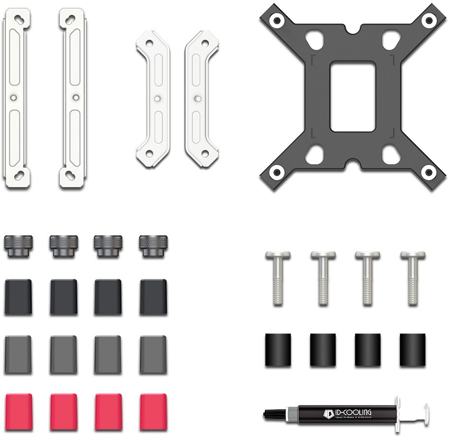 Устройство охлаждения(кулер) ID-Cooling Frozn A620 ARGB Soc-AM5/AM4/1200/1700/1851 белый 4-pin 29.9d
