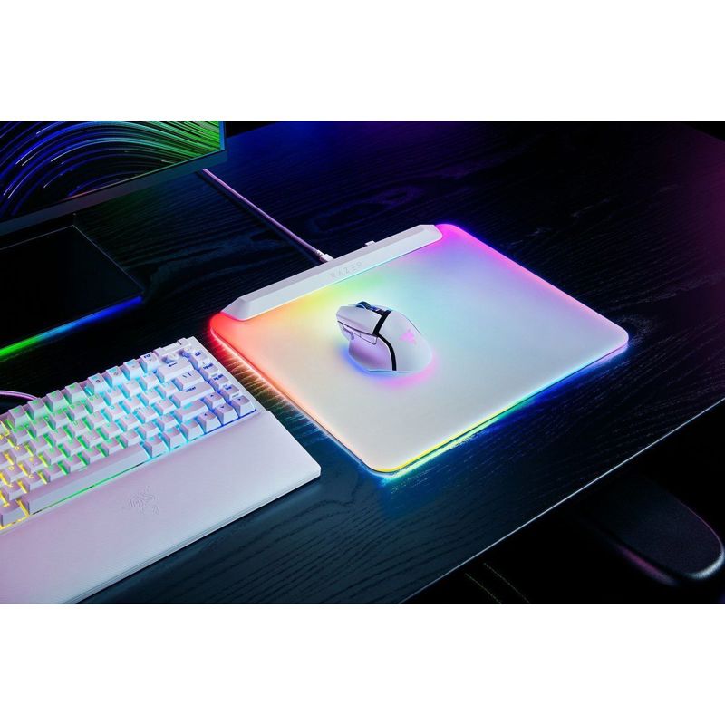 Игровой коврик для мыши Razer Firefly V2 Pro - White - Hard Surface Mouse Mat