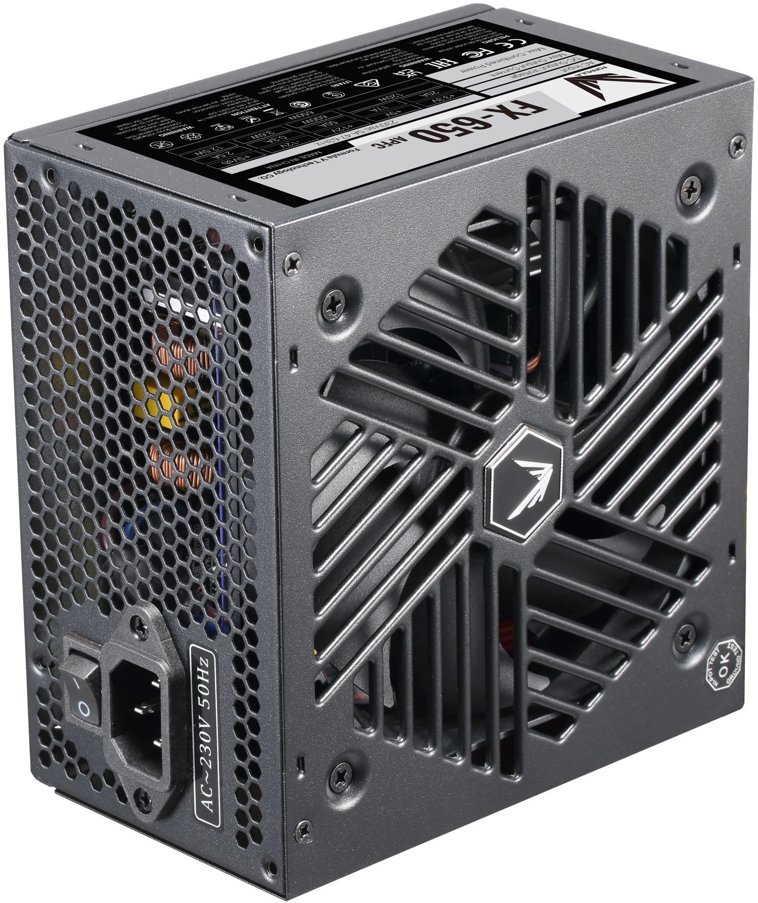 Блок питания Formula ATX 650W FX-650 (20+4pin) APFC 120mm fan 5xSATA RTL