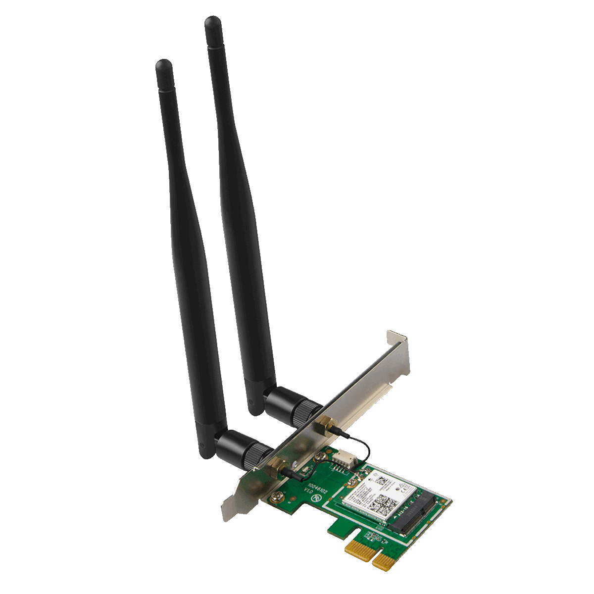 Адаптер беспроводной связи (Wi-Fi) Tenda E30 Сетевой PCIe адаптер AX3000 Wi-Fi 6 2,4/5 ГГц, до 2,98 