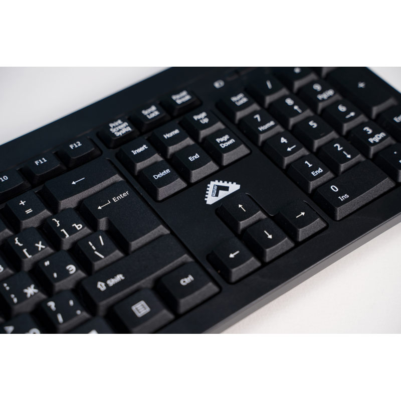 Клавиатура Бештау КЛ104РУ черный USB кабель 1.8м