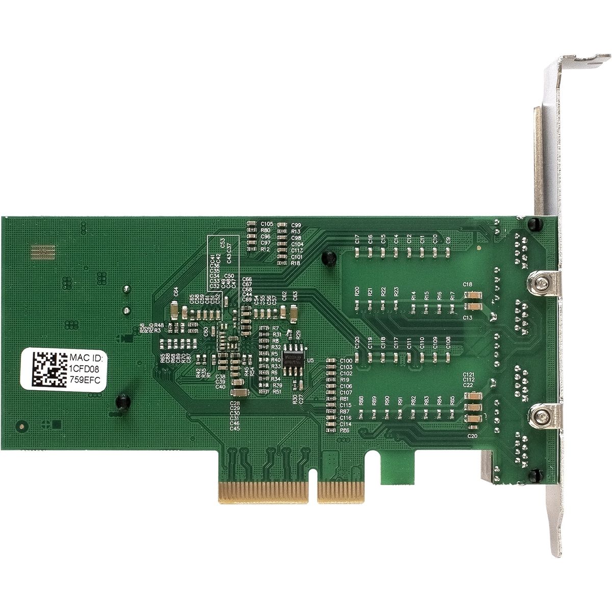 Exegate EX292508RUS Сетевой адаптер ExeGate EXE-I350-T4V2 (PCI-E x4 v2.1, порты 4xRJ45 (медные), 10/