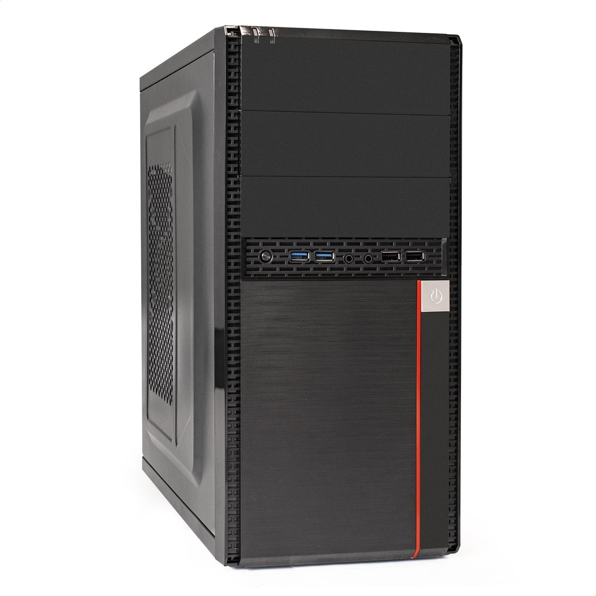 Корпус Minitower ExeGate BA-204U  (mATX, без БП, 2*USB+2*USB3.0, аудио, черный)