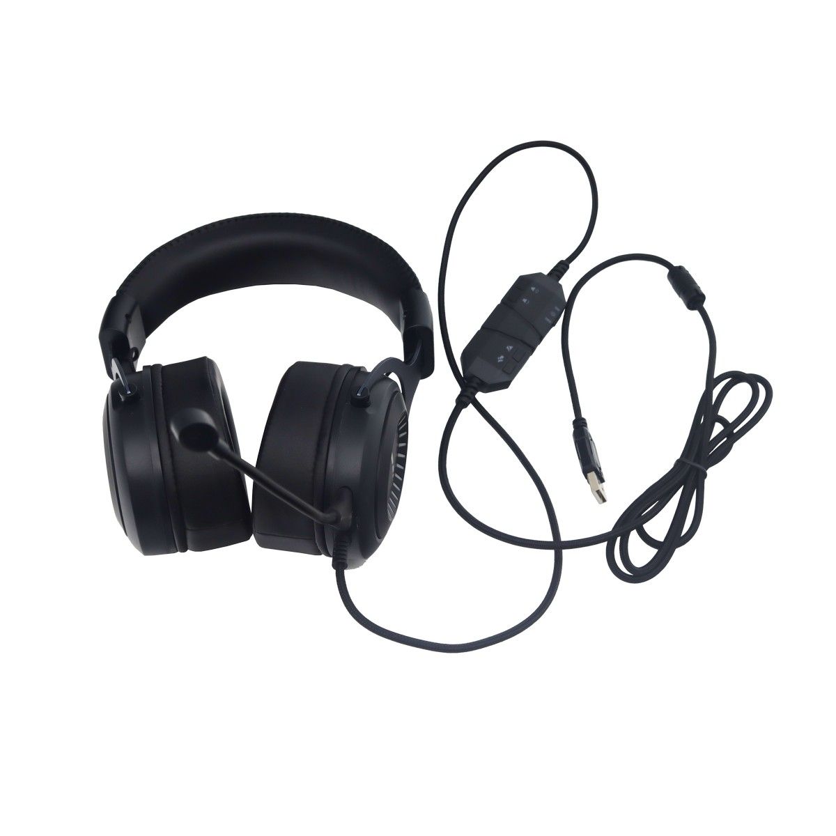 Наушники Raskat Strike 3U (50мм, 32Ом, 114±3дБ, 20-20000Гц, микрофон, USB 2м, подсветка)