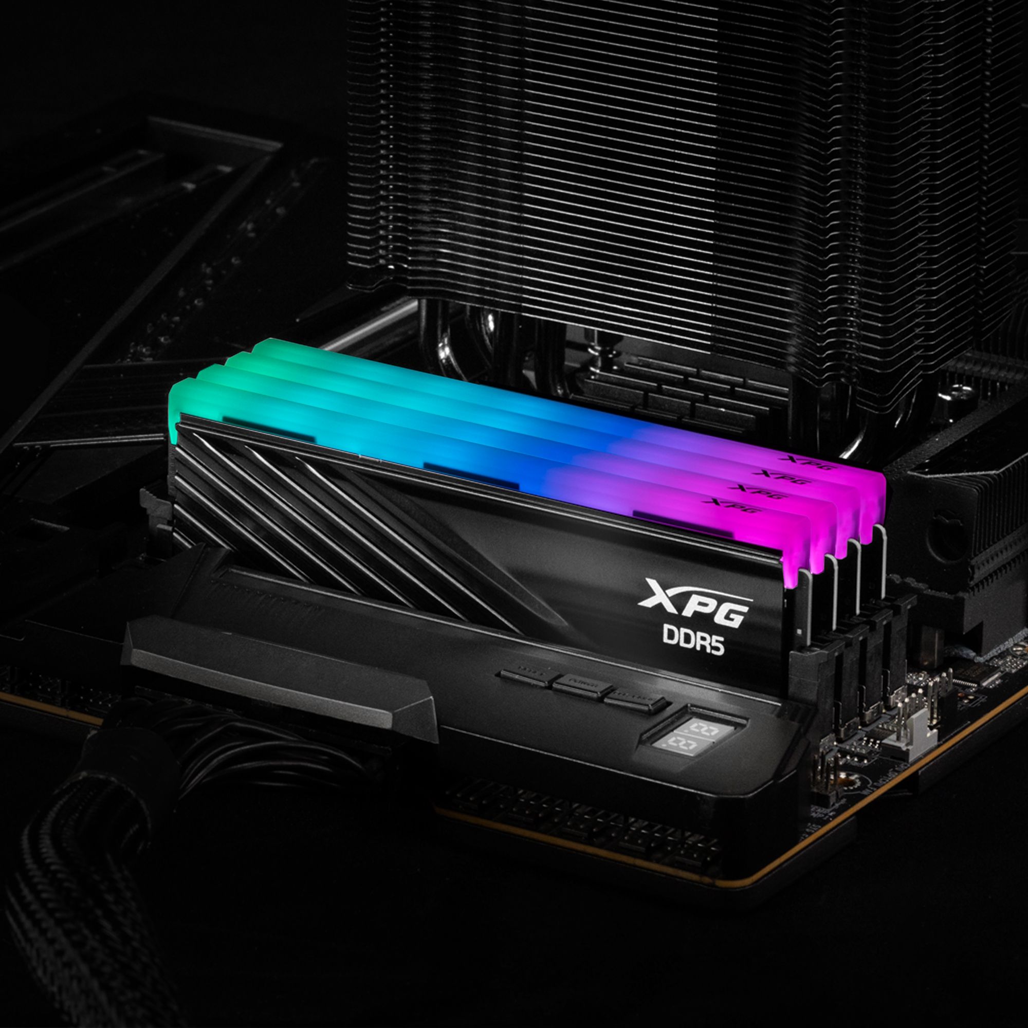 Оперативная память ADATA LANCER BLADE RGB DDR5 DIMM 32GB 6000MHz 2*16GB 48-48-48 1.25V BLACK DUAL TR