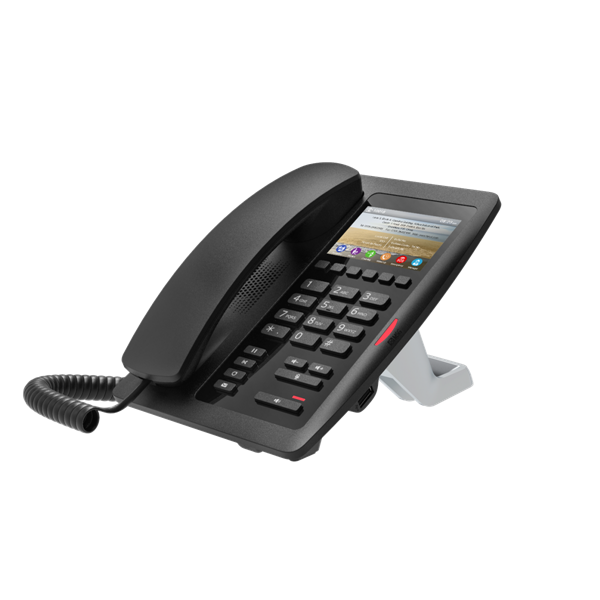 SIP телефон Fanvil H5W, 2 SIP-акк., 3.5", 480x320 Цвет. экран, POE, БП в комп., 2x100 Mbps, Wi-Fi, Ч