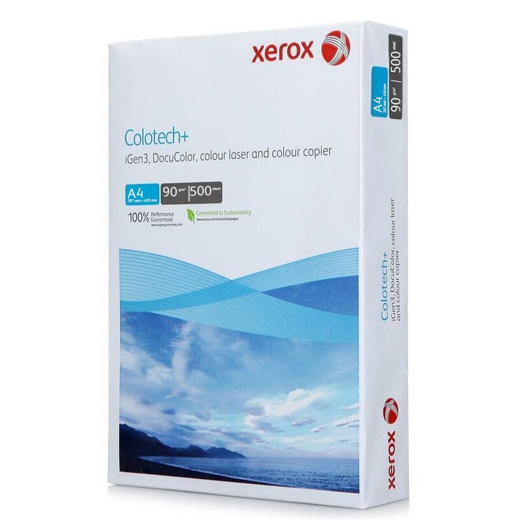 Бумага Бумага XEROX Colotech Plus Blue,  90г, A4, 500 листов (кратно 5 шт) см.180112649