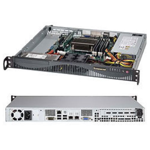 Серверная платформа SuperMicro SYS-5018D-MF, X10SLL-F, 512F-350B 1U Rackmount  SC512F-350B  2