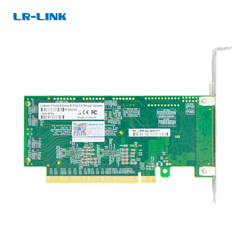 LR-Link PCIe x16 to Two SlimSAS SFF-8654 8i LRNV9F24
