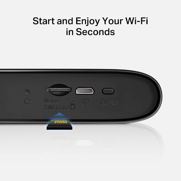 Бесшовный Mesh роутер Mercusys MT110 N150 3G/4G черный