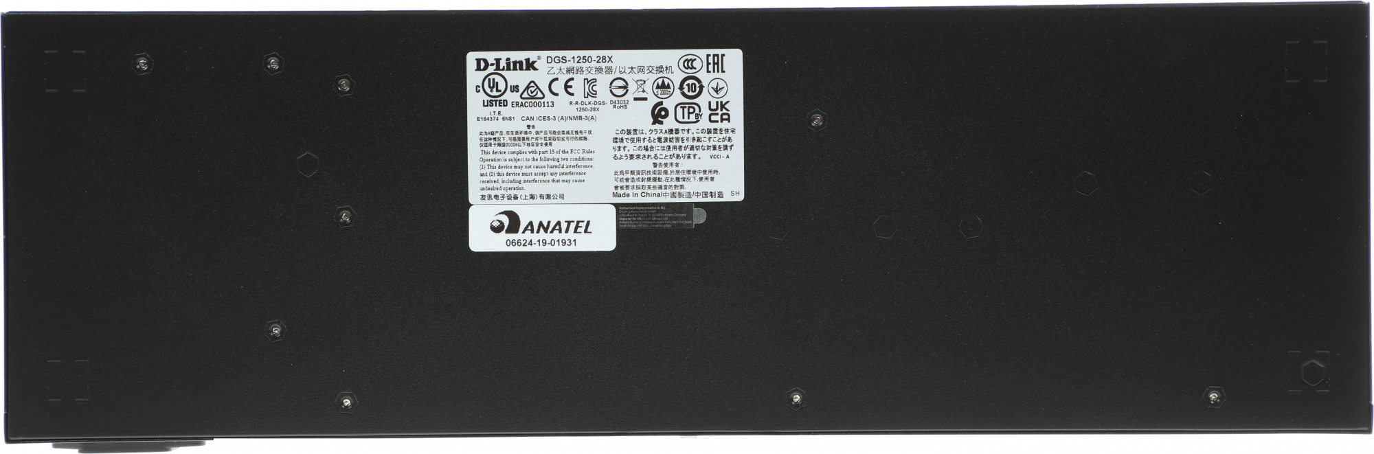 Коммутатор D-Link DGS-1250-28X/A1A 24x1Гбит/с 4SFP+ управляемый