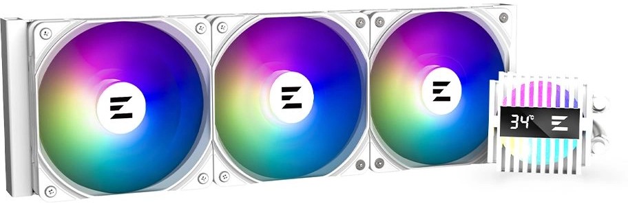 Система водяного охлаждения Zalman Alpha2 A36 ARGB Soc-AM5/AM4/1151/1200/2066/2011/1700 белый 4-pin 