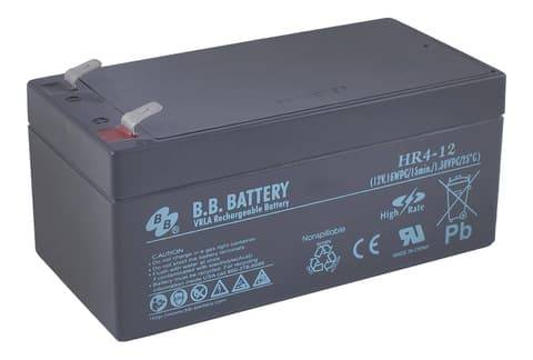 Аккумуляторная батарея B.B. Battery HR 4-12 BB (4В 12Ач ДхШхВ 134x67x60 мм, масса 1,4 кг) клеммы F2