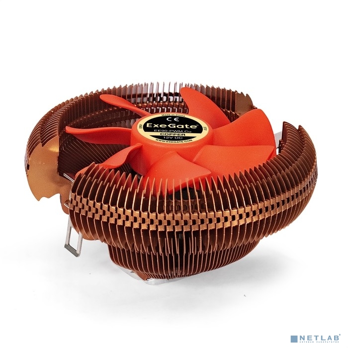 Exegate EX286152RUS Кулер ExeGate Кулер EE90-PWM.Cu (Al+Copper, LGA775/1150/1151/1155/1156/1200/AM2/