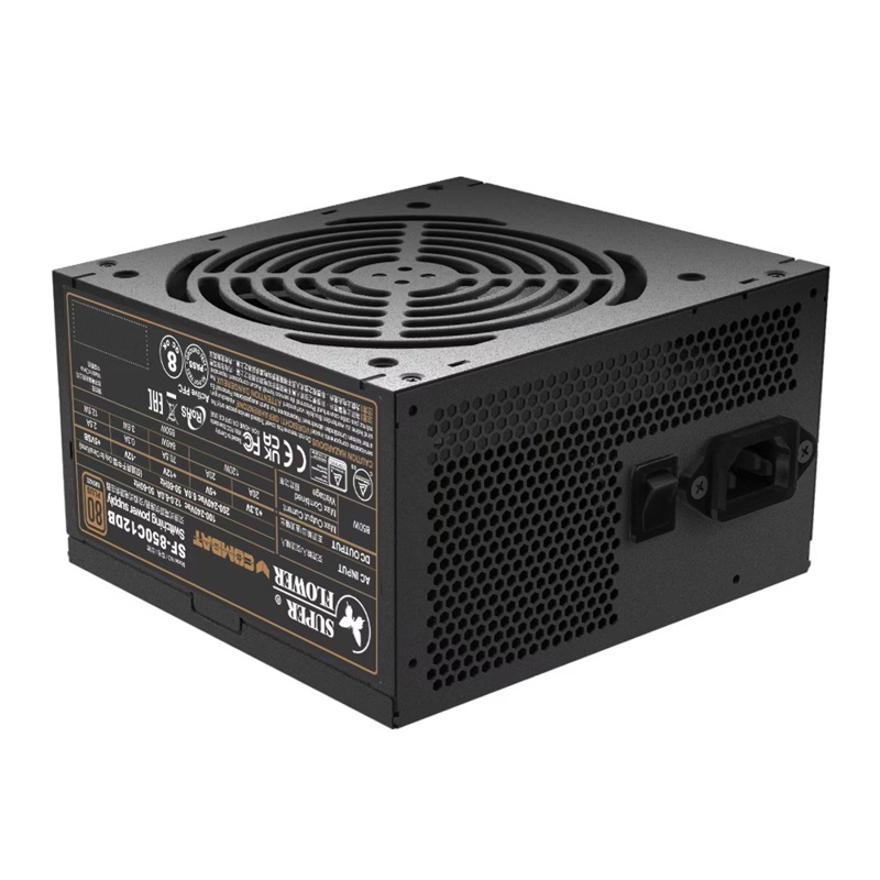 Блок питания Super Flower Combat DB ATX 3.1, 850W, ATX, 120mm, 8xSATA, 4xPCI-E(6+2), 1xPCI-E 16, APF