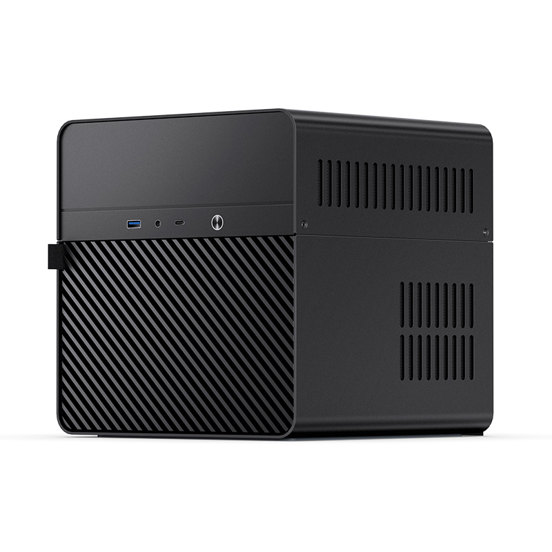 Корпус JONSBO N2 Black без БП, mini-ITX, SFX, черный