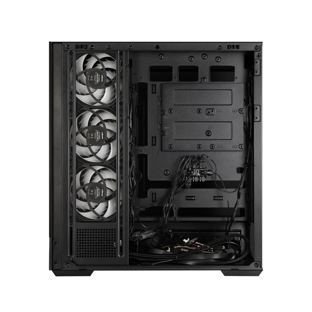 Корпус для ПК Zalman P40 DS Black ATX Mid Tower PC Case, 120mm ARGB Fanx4