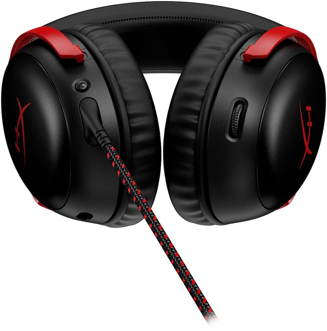 Наушники с микрофоном HyperX Cloud III черный/красный 1.2м мониторные оголовье (727A9AA)
