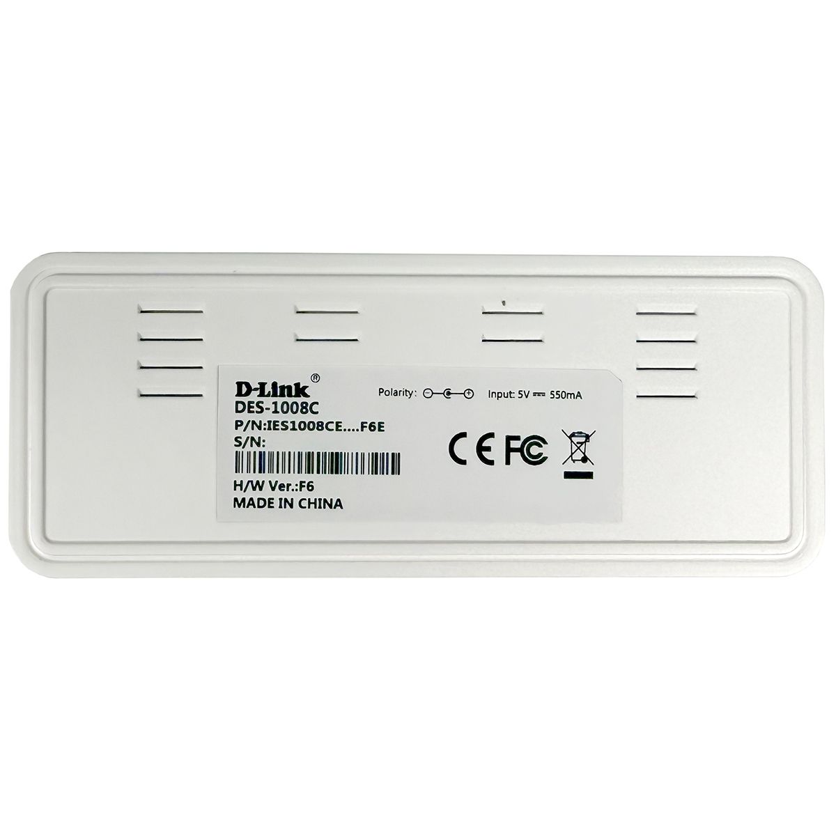 Коммутатор D-Link DES-1008C DES-1008C/F6/E 8x100Мбит/с неуправляемый