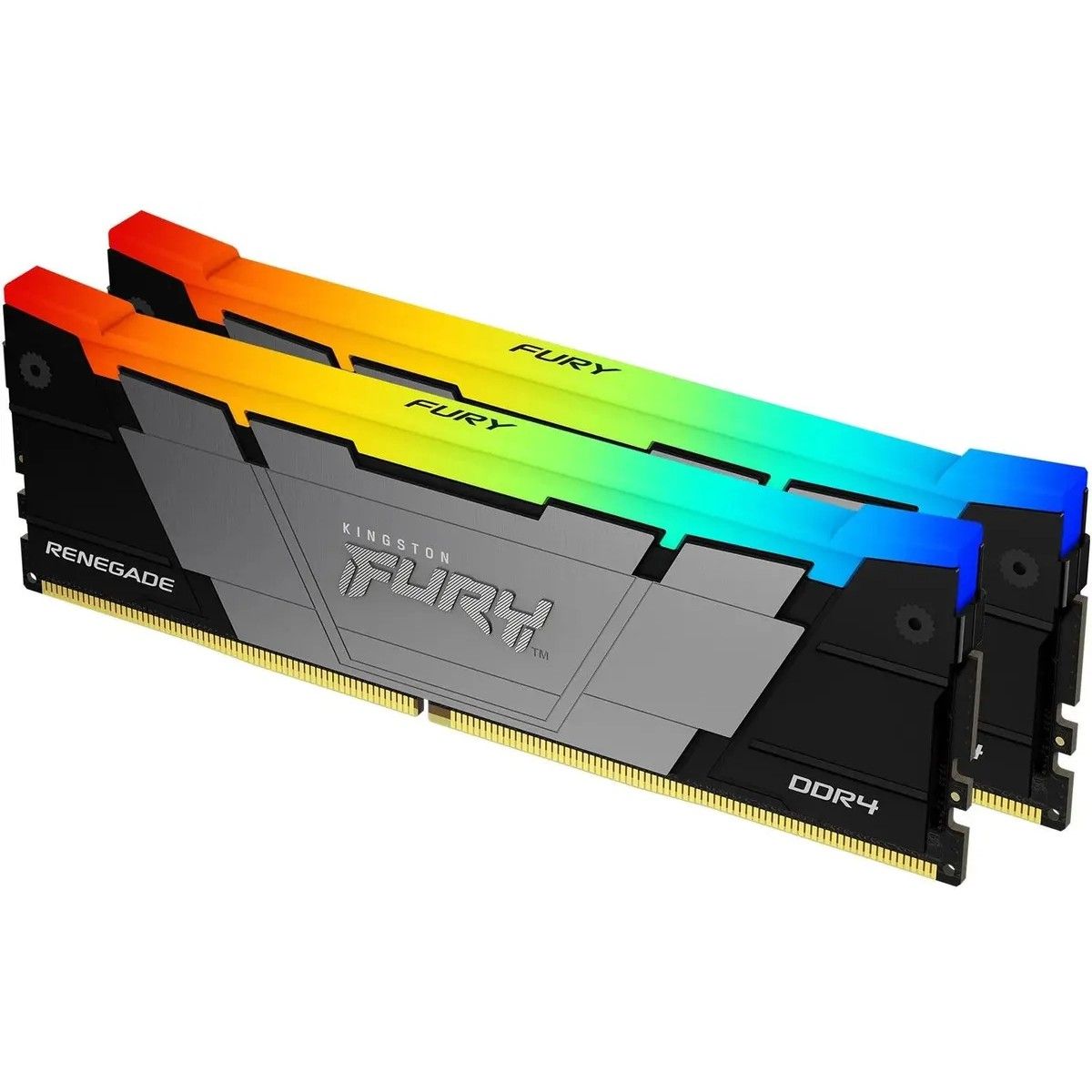 Память DDR4 2x8GB 4600МГц Kingston KF446C19RB2AK2/16 Fury Renegade RGB RTL Gaming PC4-36800 CL19 DIM