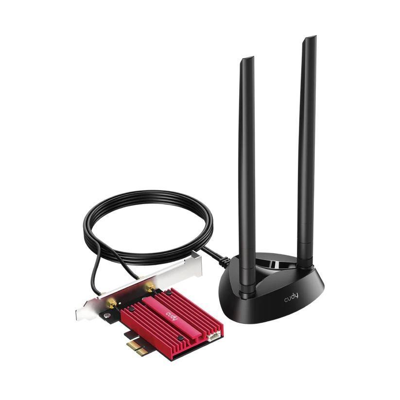 Адаптер беспроводной связи (Wi-Fi) CUDY BE9300  Wi-Fi 7 PCI Express Adapter BE9300 Wi-Fi 7 Bluetooth